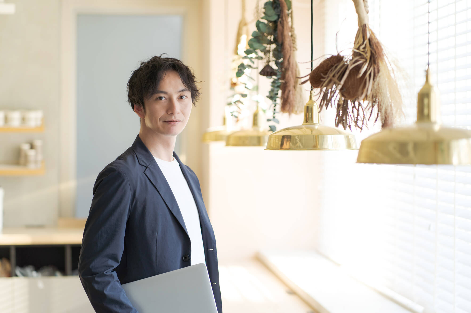 少しだけ合わせる